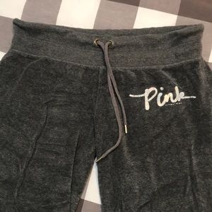 PINK brand velour sweats